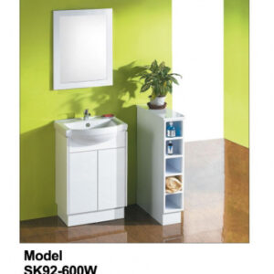 Solid Door Vanity SK92-600W