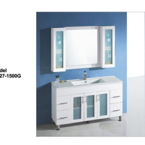 Glass Door Vanity UV27-1500G