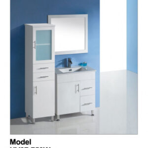 Solid Door Vanity UV27-750W