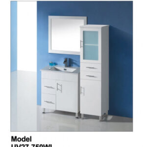 Solid Left Hand Door Vanity UV27-750WL