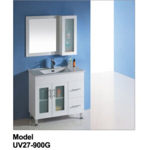 Glass Door Vanity UV27-900G