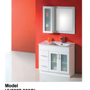 Glass Left Hand Door Vanity UV6027-900GL