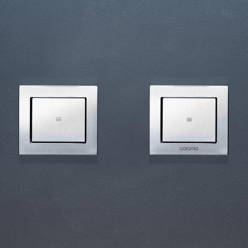 Invisi™ Series II Rectangular dual flush custom buttons