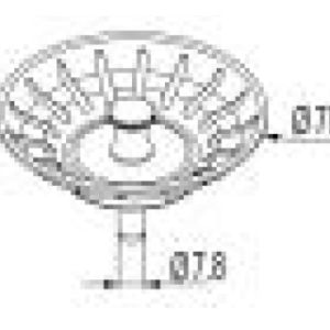 Stainless Steel Basket Waste Grate