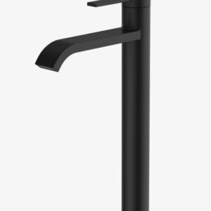 Barcelona Matte Black Tower Basin Mixer