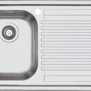 B-Fast Single Bowl & Drainer - Left Hand bowl