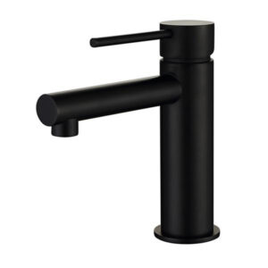 BadundKuche Pin Handle Matt Black Basin Mixer Tap