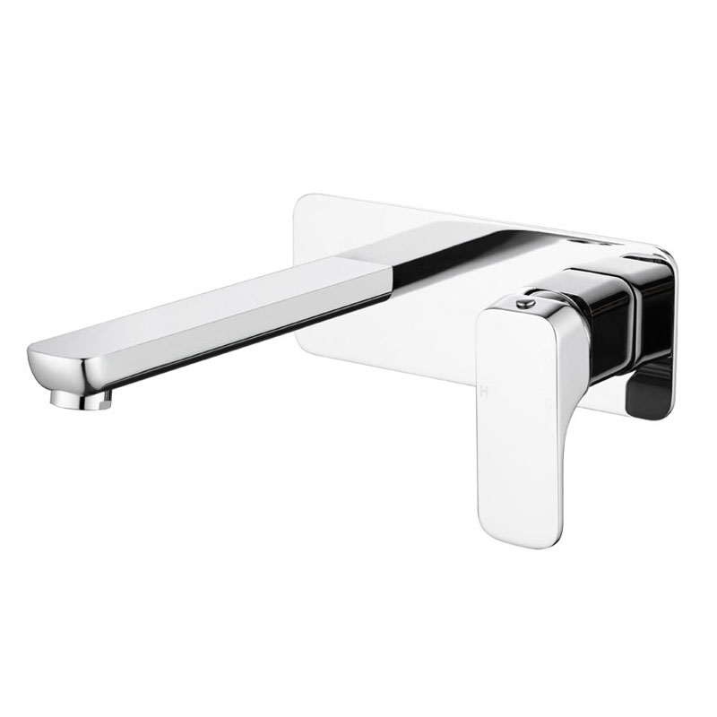 Kompakt Eckig Bath/Basin Mixer With Spout