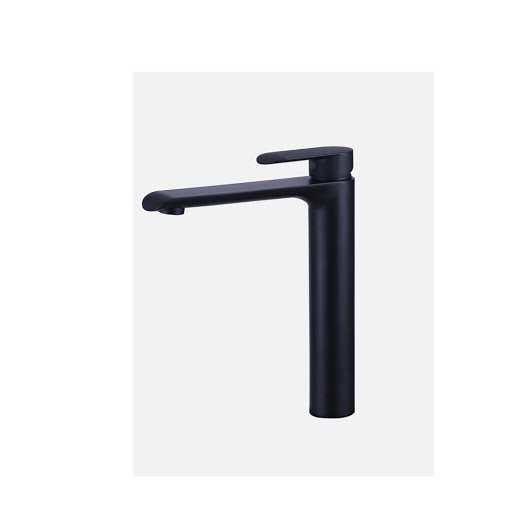 BadundKuche Matt Black Tall Basin Mixer Tap