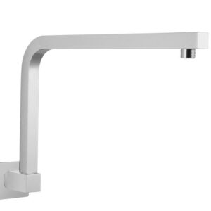 Square Swivel Brushed Nickel Shower Arm