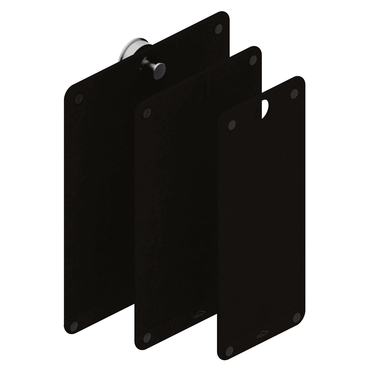 Universal Black Fibre Rock Cutting Board (3 Piece)