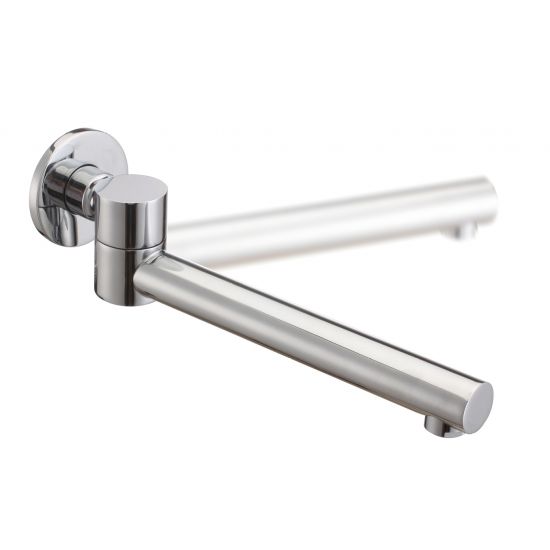 LUCID PIN Series Round Bathtub/Basin Swivel Wall Spout