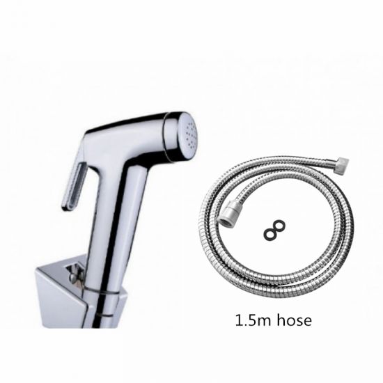 ABS Round Toilet Bidet Spray Kit with Stainless Steel Hose