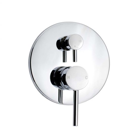 LUCID PIN Series Round Shower/Bath Mixer Diverter