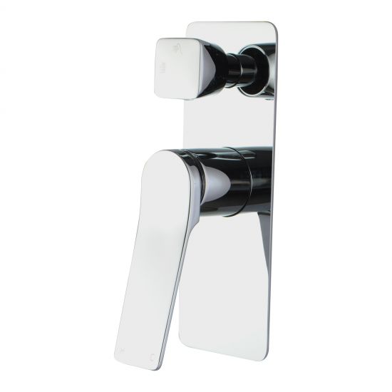 Rushy Series Square Wall Mixer With Diverter