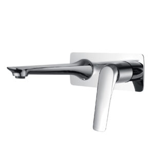 AU Series Square  Bathtub/Basin Wall Mixer With Spout