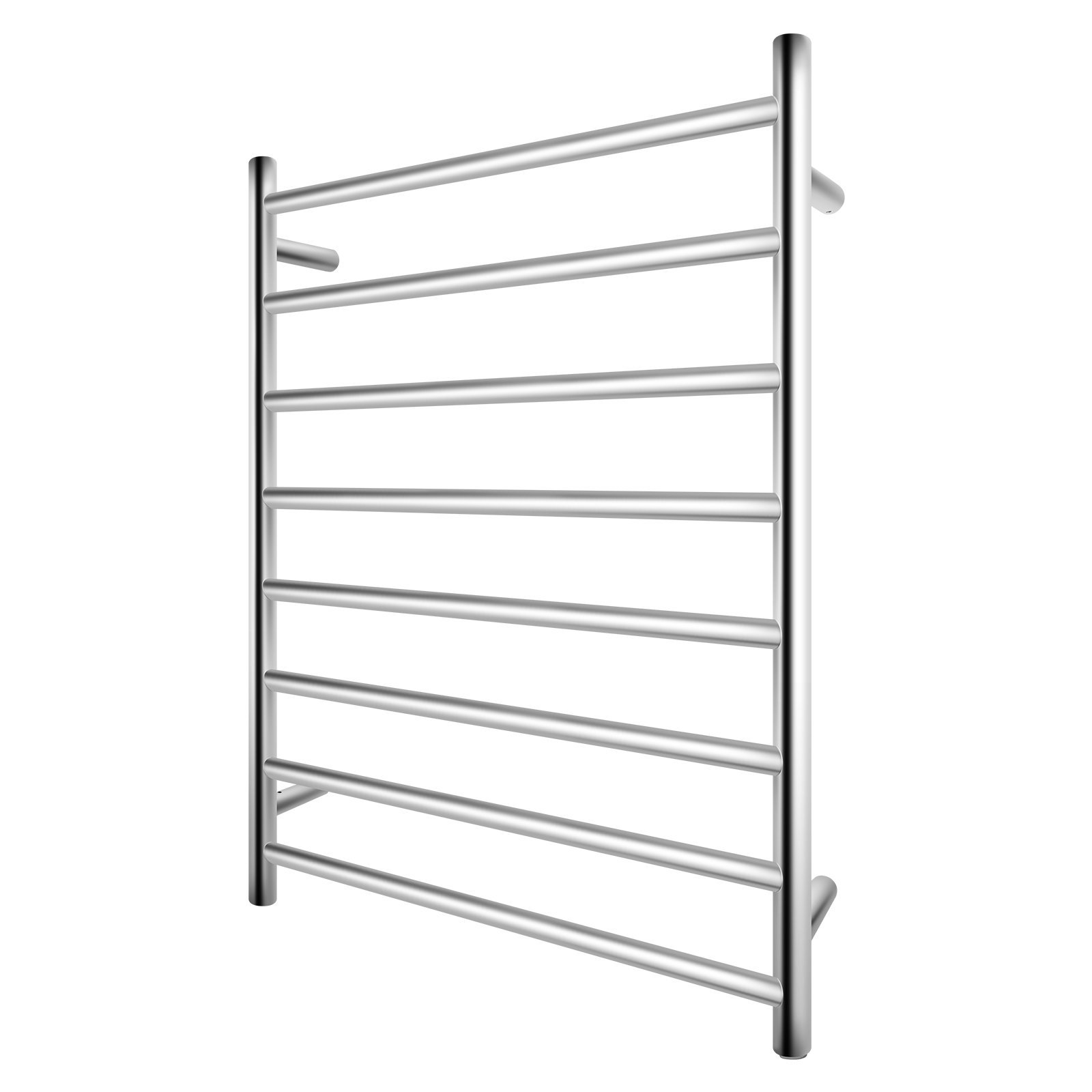 Round Electric Heated Towel Rack 8 Bars