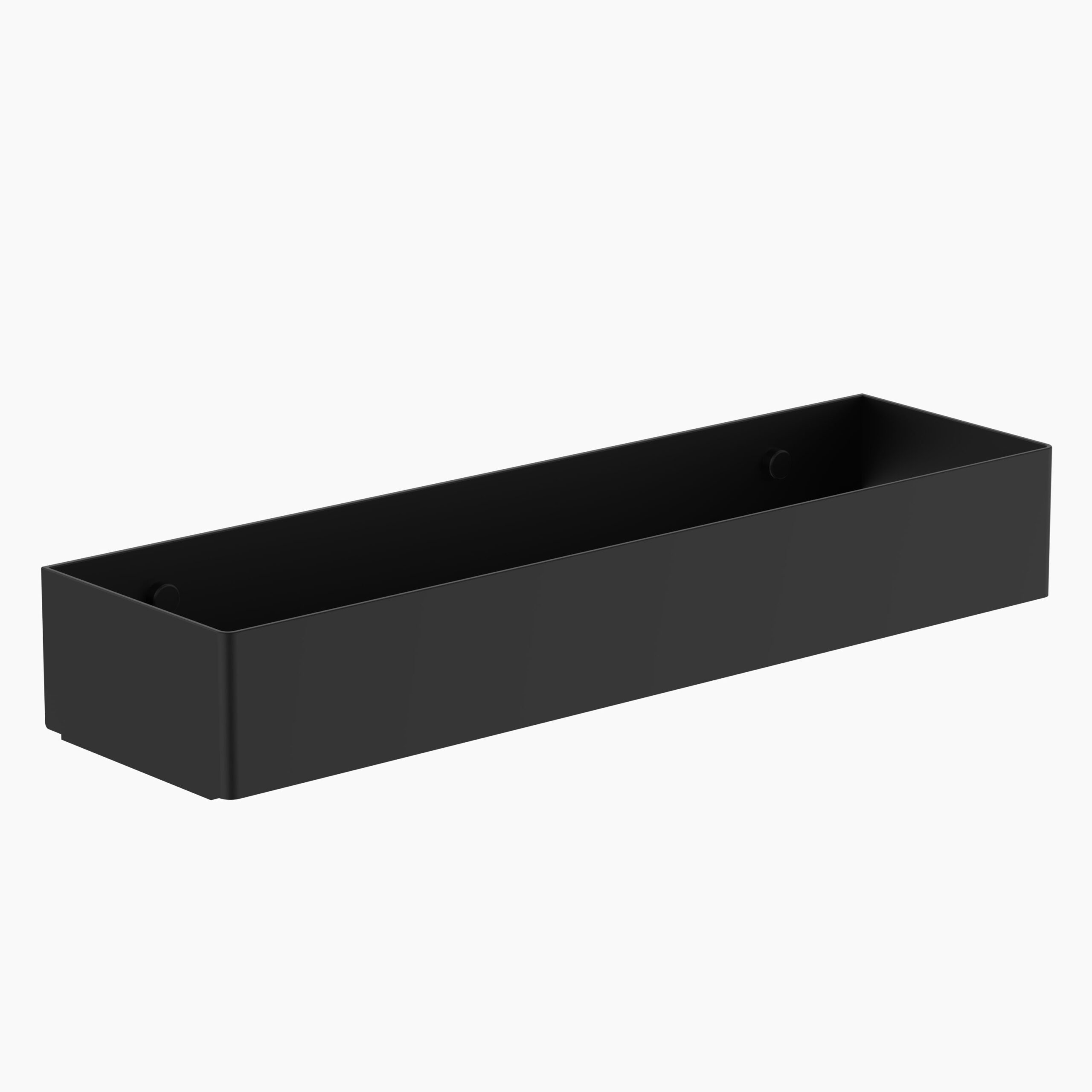 Square Wall Caddy - Matte Black