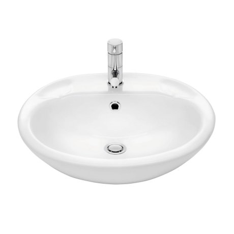 Symphony Semi Recessed Basin - 1 Tap Hole