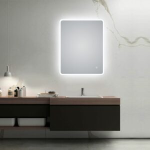 Frosted Edge Lighting Backlit Acrylic LED Mirror