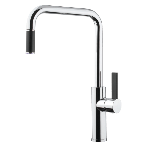 Luz Kitchen Mixer With Pull-Out - Chrome Finish