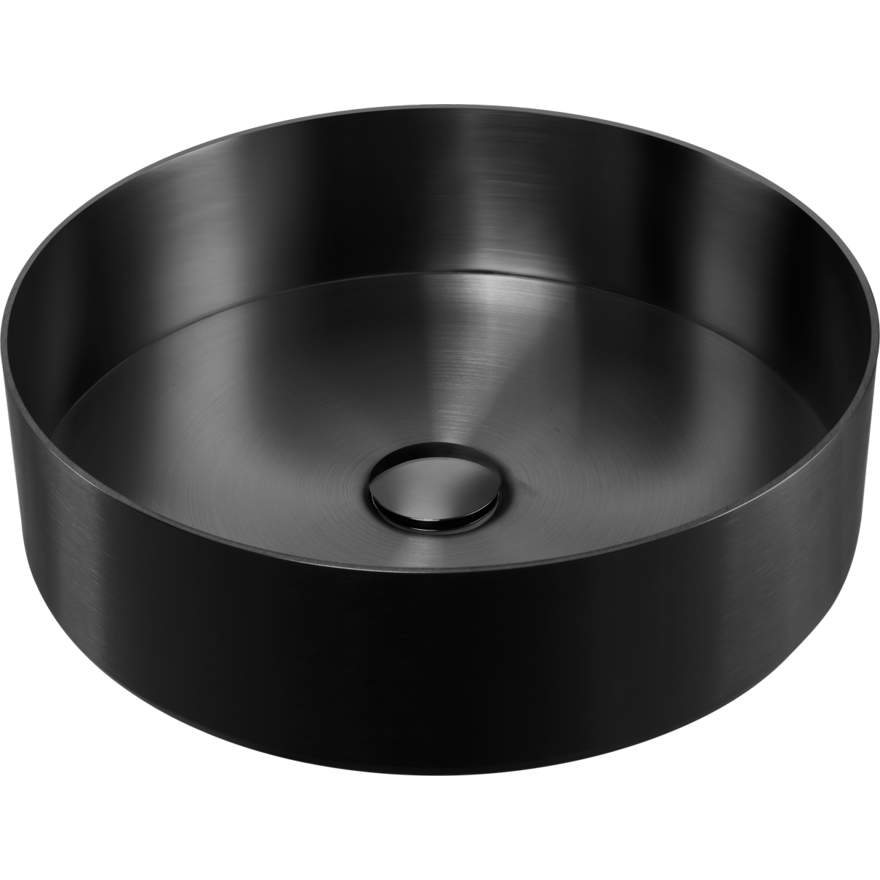 Milan Black Stainless Steel Counter Top Basin