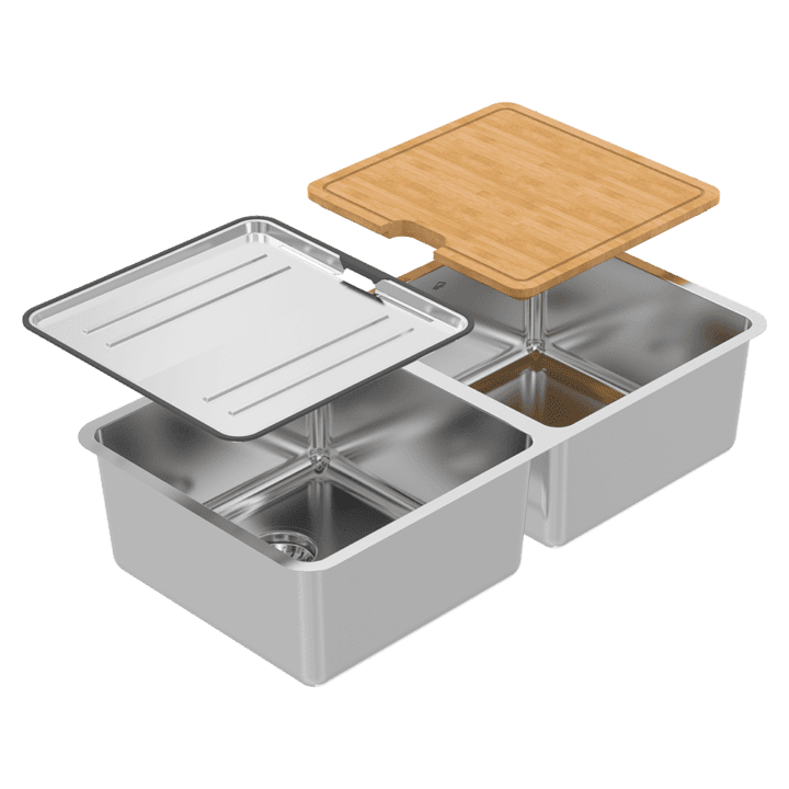 Lago Undermount Double Bowl Sink - NL200