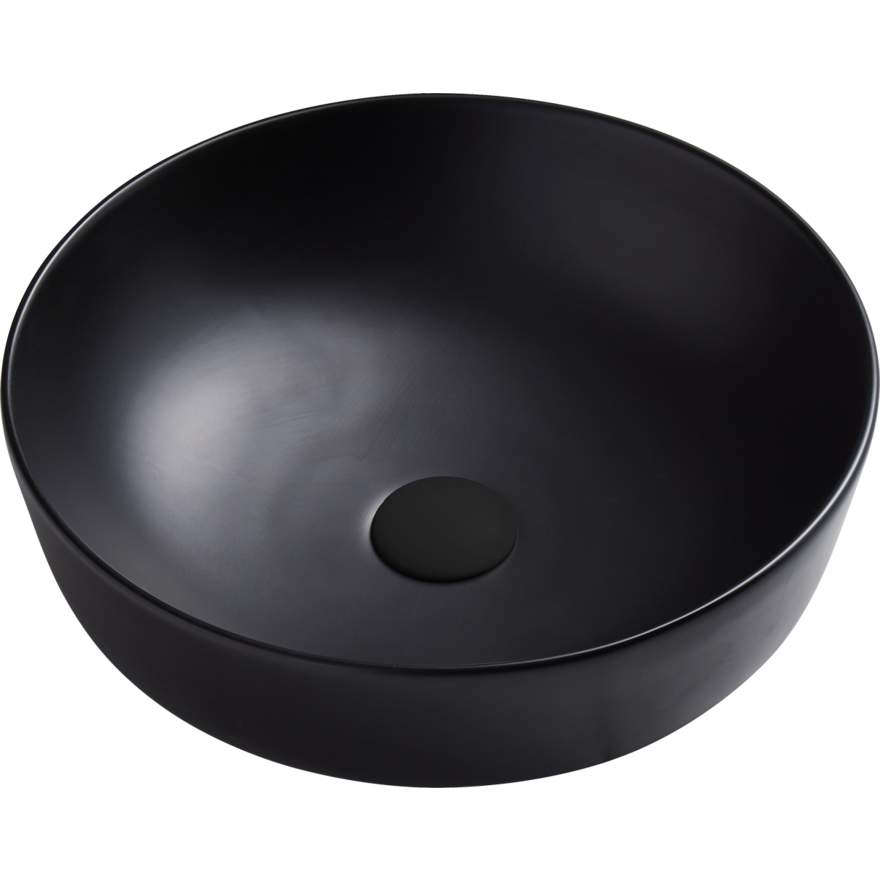 Naples Counter Top Circular Basin - Black