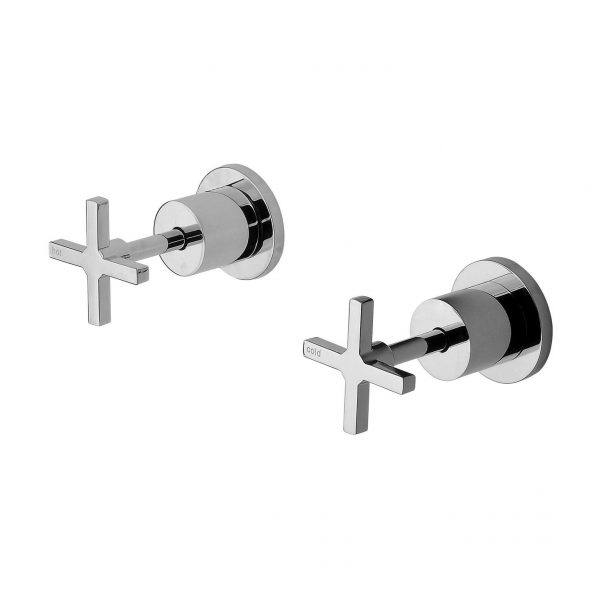 Radii Wall Top Assemblies - Chrome