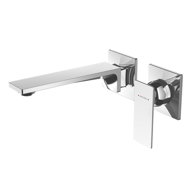 Methven Surface Wall Mounted Basin Mixer With Spout