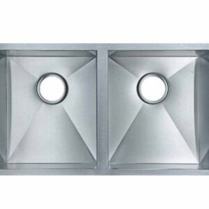 304 Stainless Steel Hand-made Double Bowl Kitchen Sink