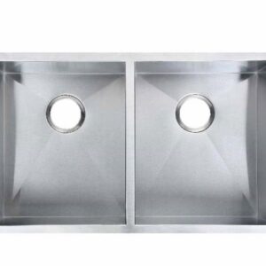 304 Stainless Steel Double Bowl Hand-made Kitchen Sink