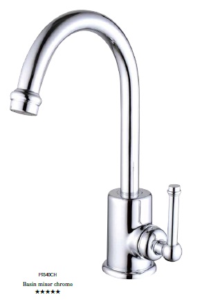 Bastow Federation Bathroom Basin Wels Mixer Tap Chrome