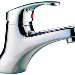 OS Round Bathroom Solid Basin Wels Mixer Tap Faucet Chrome