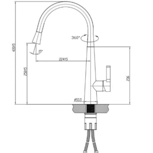 Kitchen Mixer - KM005-GM