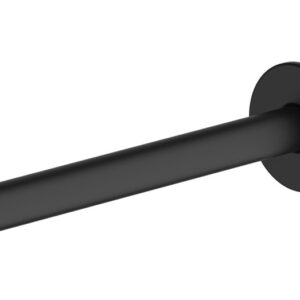 Venice Matte Black Straight Wall Spout