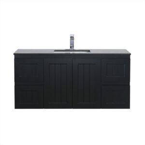 Ceto Acacia Side Drawer Cabinet With Ceramic Top