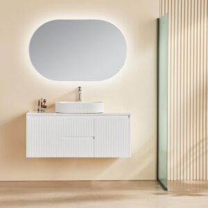 Ceto Pvc Vanity Ceramic Basin Single Bowl