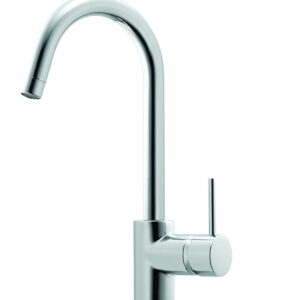 MIN. GOOSENECK SINK MIXER CHROME 6 STAR