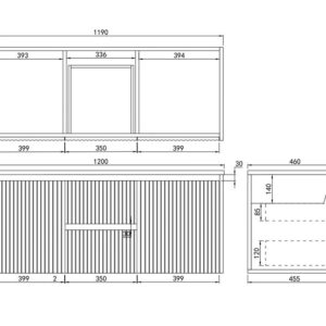 Ceto Brindabella Cab W Ceramic Oft Closing Door And Drawers