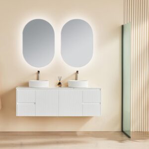 Ceto Brindabella Vanity Cabinet Centre Doors, Side Drawers