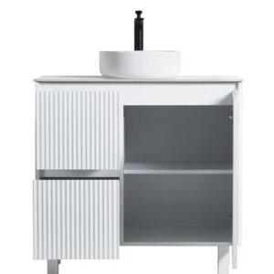 Ceto Brighton Cab Hand Drawers Matte White