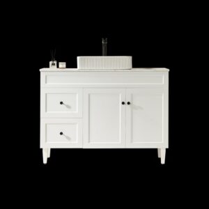 Ceto Harrington Floor Pvc Cabinet - Matte White Ceto Harrington Floor Pvc Cabinet - Matte White