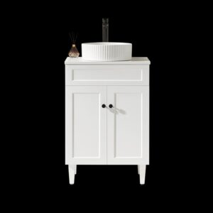 Ceto Harrington natural marble stone top - (CH64L-MW-MST)