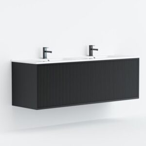 Ceto Kirribilli Wall Hung Pvc Vanity - (CK1200WMB-DBCT)