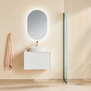 Ceto Kirribilli Wall Hung Pvc Vanity - Matte White