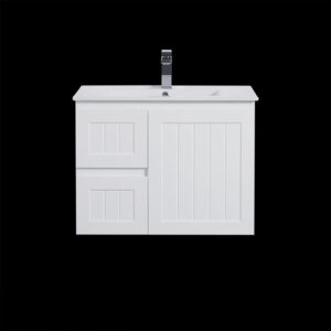 Ceto Acacia Shaker Wall Hung Vanity