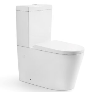 Poseidon Avery Back-to-Wall Toilet Suite-Gloss White