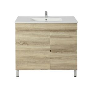 Berge Pvc Filmed Floor Vanity - (B74RLWO-CT)