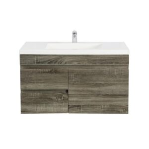 Berge Pvc Filmed Wall Hung Vanity